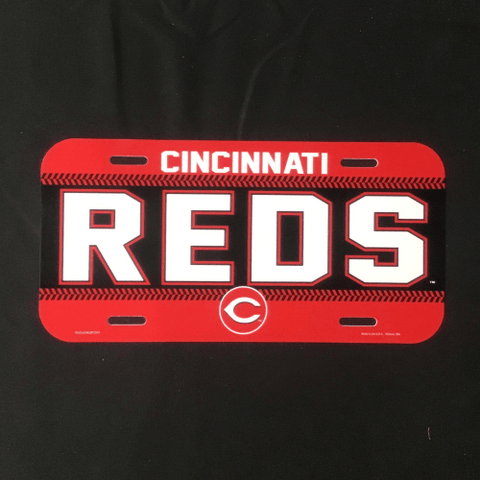 License Plate - Baseball - Cincinnati Reds