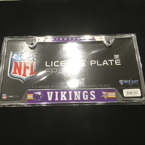 License Plate Frame - Football - Minnesota Vikings
