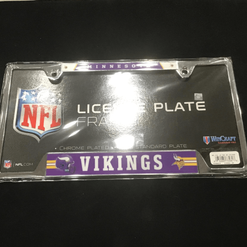 minnesota vikings license plate frame