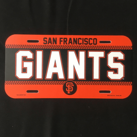 License Plate - Baseball - San Francisco Giants