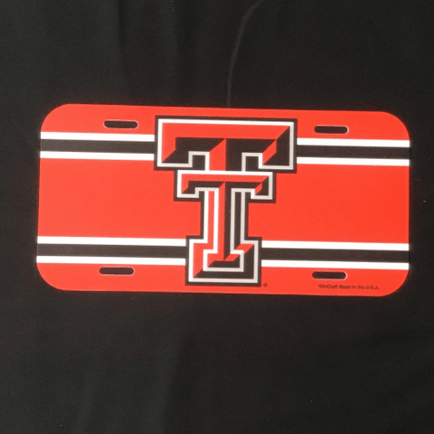 License Plate - College - Texas Tech Red Raiders