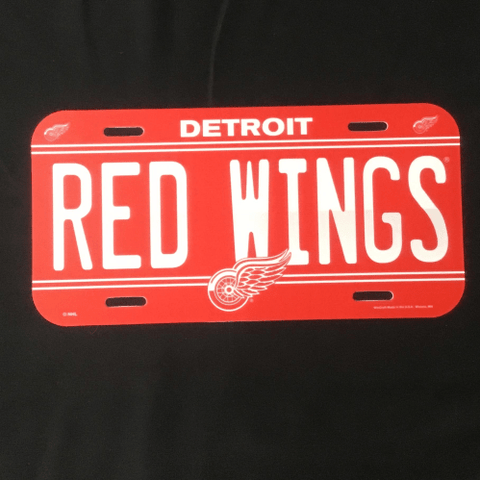 License Plate - Hockey - Detroit Red Wings