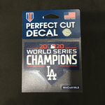 4x4 Decal - Baseball - LA Dodgers 2020 World Series Champions