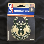 4x4 Decal - Basketball - Milwaukee Bucks