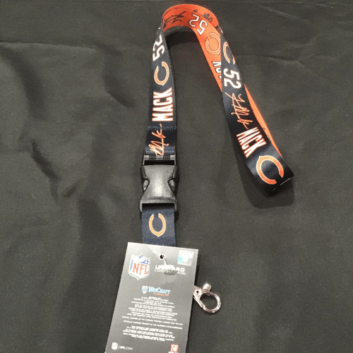 WinCraft Chicago Bears Khalil Mack 1 Lanyard 29890018