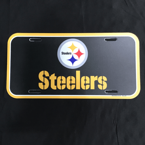 License Plate - Football - Pittsburgh Steelers
