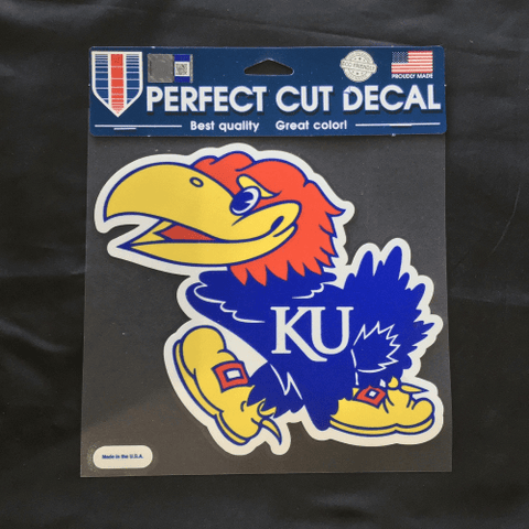 8x8 Decal - College - University of Kansas Jayhawks