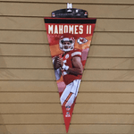 Player Pennant - Football - Kansas City Chiefs - Patrick MaHomes II