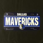 License Plate - Basketball - Dallas Mavericks