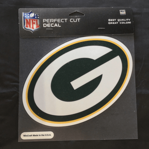 8x8 Decal - Football - Green Bay Packers