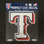 8x8 Decal - Baseball - Texas Rangers
