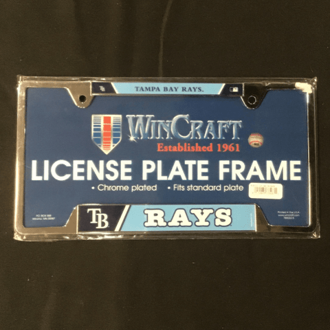 License Plate Frame - Baseball - Tampa Bay Rays