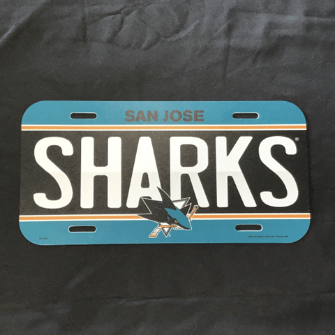 License Plate - Hockey - San Jose Sharks