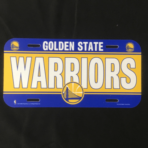 License Plate - Basketball - Golden State Warriors