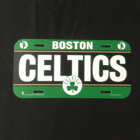 License Plate - Basketball - Boston Celtics