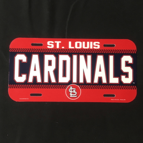 License Plate - Baseball - St. Louis Cardinals