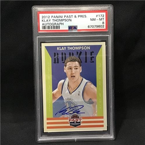 2012 Panini Past and Present #172 Klay Thompson - Graded Card