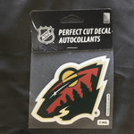4x4 Decal - Hockey - Minnesota Wild