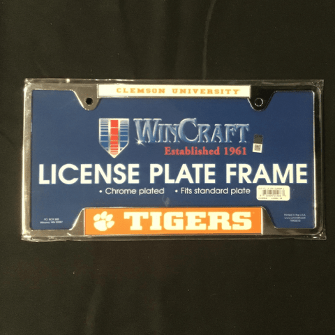 License Plate Frame - College - Clemson Tigers
