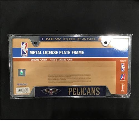 License Plate Frame - Basketball - New Orleans Pelicans