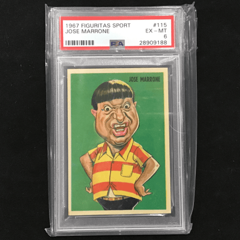 1967 Crack Figuritas Sport #115 Jose Marrone - Graded Card - PSA 6 EX-MT 28909188