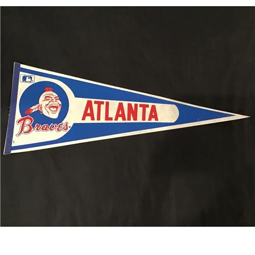 Team Pennant - Baseball - Atlanta Braves Vintage – Overtime Sports