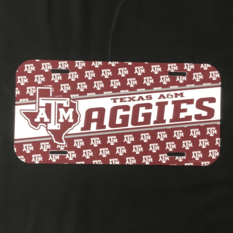 License Plate - College - Texas A&M Aggies