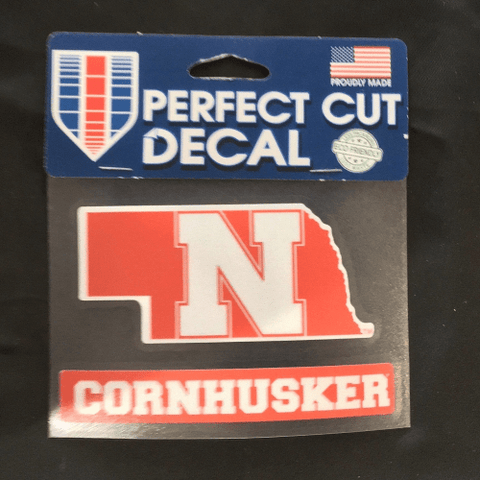 4x4 Decal - College - University of Nebraska Conhuskers ("Nebraska" Logo)