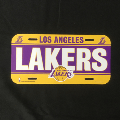 License Plate - Basketball - LA Lakers