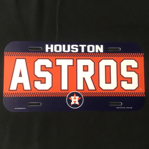License Plate - Baseball - Houston Astros
