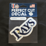 4x4 Decal - Baseball - Tampa Bay Rays