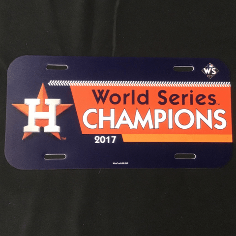 License Plate - Baseball - Houston Astros Champs