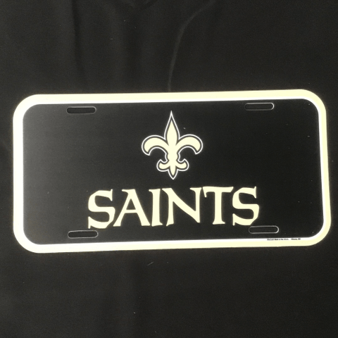 License Plate - Football - New Orleans Saints