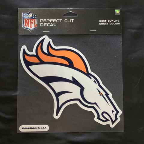 8x8 Decal - Football - Denver Broncos