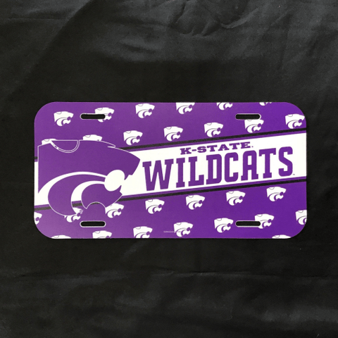 License Plate - College - Kanas State Wildcats