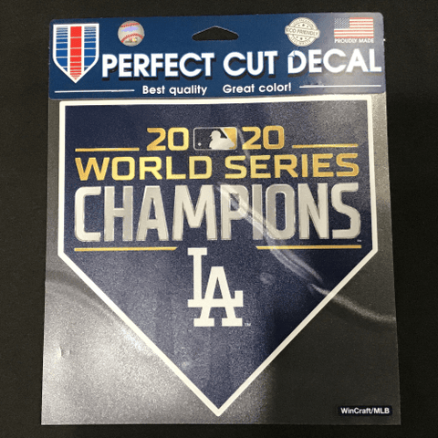 8x8 Decal - Baseball - LA Dodgers 2020 World Series Champions