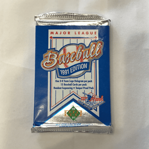 1991 Upper Deck - Baseball - Single Pack (Find Chipper Jones RC)