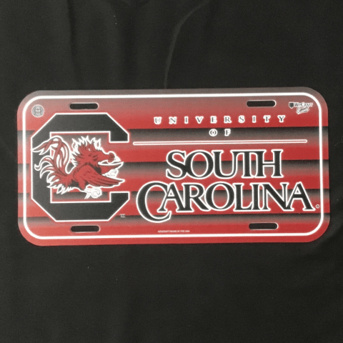 License Plate - College - South Carolina Gamecocks