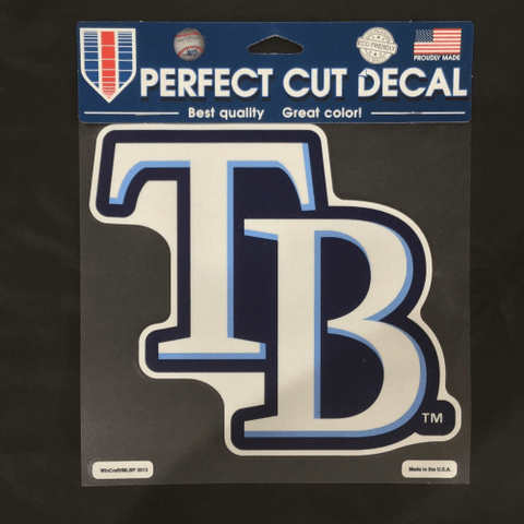 8x8 Decal - Baseball - Tampa Bay Rays