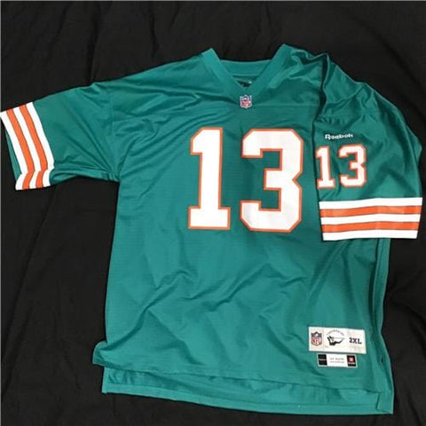 MIAMI DOLPHINS DAN MARINO 2004 PLAYERS OF THE CENTURY STITCHED JERSEY SIZE  52