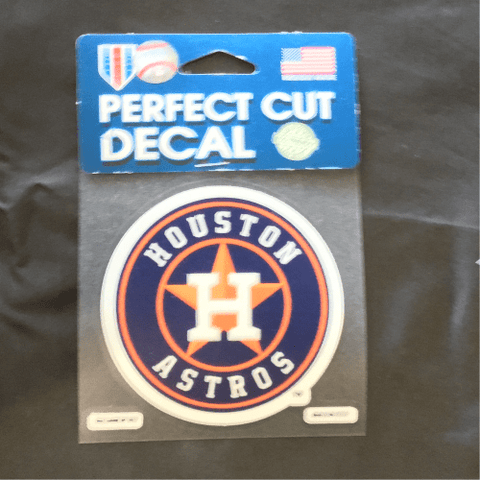 4x4 Decal - Baseball - Houston Astros