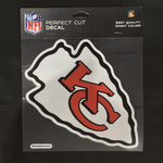 8x8 Decal - Football - Kansas City Chiefs