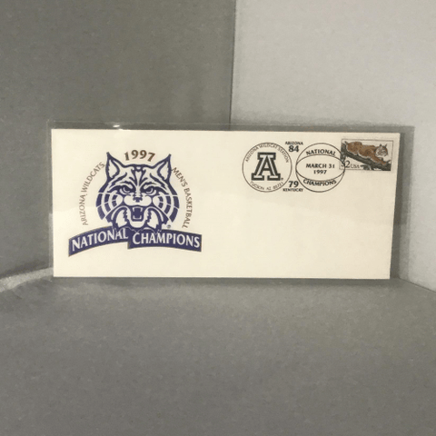 University of Arizona Wildcats - Envelope - 1997 Basketball Champs