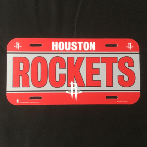 License Plate - Basketball - Houston Rockets