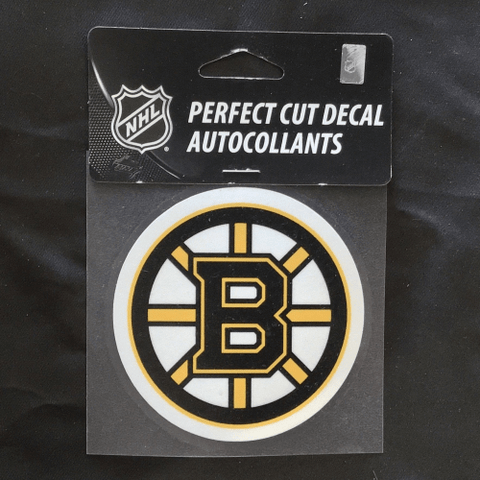 4x4 Decal - Hockey - Boston Bruins