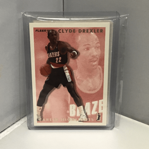 1993-94 Clyde Drexler Career Highlights - Basketball - Complete Insert Set