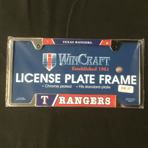 License Plate Frame - Baseball - Texas Rangers