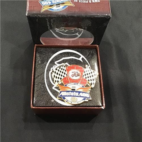 At the Brickyard - Pin - Includes Brick Fragments from August 7, 2005 Allstate 400