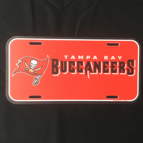 License Plate - Football - Tampa Bay Buccaneers