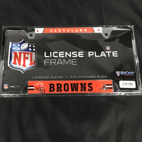 License Plate Frame - Football - Cleveland Browns